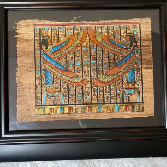 Egyptian Papyrus Hieroglyphics Wall Art Decor - Picture 5 of 12